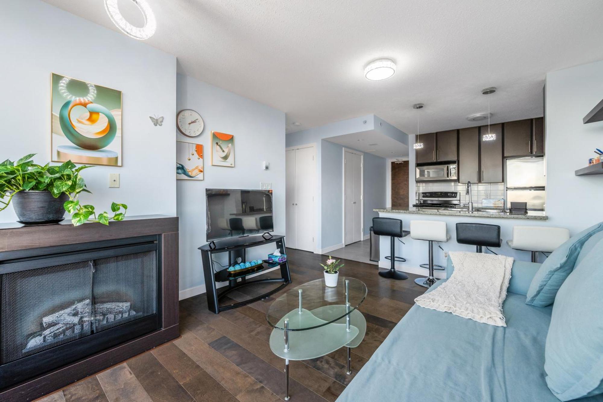 Downtown 1 Bedroom Water View Condo バンクーバー エクステリア 写真